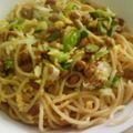 あねゴン's cooksnap of when they made 納豆たまごパスタ.
