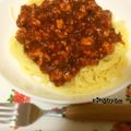 りなにゃむ's cooksnap of when they made ケチャップで作る玉葱たっぷりミートソース.