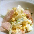 グランアベニュ's cooksnap of when they made 豆苗とウインナーのマヨサラダ☆.