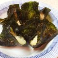 よcco's cooksnap of when they made オクラと山芋の海苔つつみ揚げ＋チーズ.