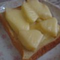 くっくのん's cooksnap of when they made アップルチーズトースト.