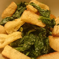 pokojoy's cooksnap of when they made ほうれん草とカリカリ油揚げの辛子マヨ和え.