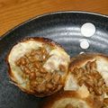 makky0424's cooksnap of when they made 餃子の皮で簡単！納豆ピザ.