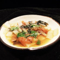 すみちぇん's cooksnap of when they made 節約！大根の皮の梅肉和え.