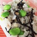 yuchinori's cooksnap of when they made ヤミツキ！枝豆と塩昆布ご飯.