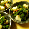 らんらん＊'s cooksnap of when they made 菜の花と長芋の梅肉和え.