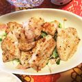 あずれじ's cooksnap of when they made オリーブ油で 豚ロースの バジルソテー♡.