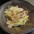 ☆Rokko☆'s cooksnap of when they made イカ一夜干しと白菜の塩麹バター炒め.