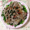 あざらしの赤ちゃん's cooksnap of when they made お肉のサラダ✿ちょい辛ドレッシング.