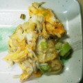maco33's cooksnap of when they made 簡単♡長ねぎとしらすのたまご炒め.