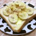 さったんママ's cooksnap of when they made ☆バナナチーズハニートースト☆.