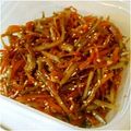 ゆいmaru3's cooksnap of when they made ピリ辛♪鶏皮入り金平牛蒡.