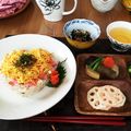 9vanilla's cooksnap of when they made おもてなしに～鰻のミニケーキちらし寿司.