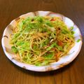 ゆはとる's cooksnap of when they made キャベツなスパゲティー＊麺つゆベーコン編.