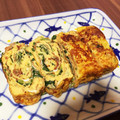 ポ〜ちゃん's cooksnap of when they made お弁当おかず＠梅干しと三つ葉の玉子焼き.