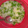 カズマックスKK93's cooksnap of when they made 大根菜(かぶの葉)の和風粥.