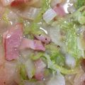 コルガン's cooksnap of when they made ルクエ♡白菜とベーコンのチーズ蒸し☆.