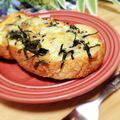 kumi0901's cooksnap of when they made 和風✿大葉と刻み海苔のチーズトースト.