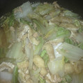 紅茶とチーズケーキ's cooksnap of when they made ★油あげとつなの白菜煮浸し★.
