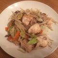 平成3年組's cooksnap of when they made 簡単節約ヘルシー 鶏胸肉の塩麹炒め.