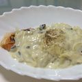 koedakko's cooksnap of when they made 鮭とホウレンソウのきのこクリームがけ.