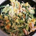 ほのぼのいっこ's cooksnap of when they made 簡単！きゅうり･卵･ハムサラダ！.