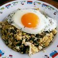 nicconicco's cooksnap of when they made 【糖質オフ】炒り豆腐のエスニック風.