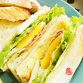どんぴんたん's cooksnap of when they made ベーコンエッグホットサンド.