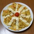 本日のレシピ's cooksnap of when they made フライパンで超簡単♥︎カレーピラフ.