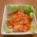 minmin!'s cooksnap of when they made えびのチリソ－ス炒め☆.