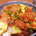 crushbaby's cooksnap of when they made マグロとアボカドのユッケ丼.
