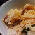 yuyayazu's cooksnap of when they made 安納芋のおこわ.