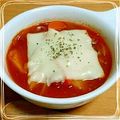 コメメ's cooksnap of when they made 鶏肉とじゃがいものトマト煮込み.