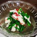 ぼんちゅう食堂's cooksnap of when they made 菜の花と長芋の梅肉和え.