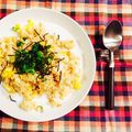 ねこのこばん's cooksnap of when they made 簡単でビックリ！明太子チャーハン.