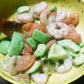 いくみ193's cooksnap of when they made エビとアボカドのバジル醤油.