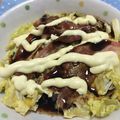 ゆきたーの's cooksnap of when they made ダイエット♪レンジでお好み焼き風w.