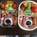 りこぴん♪ピン's cooksnap of when they made トイストーリー ロッツォ★キャラ弁.