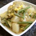 ぐーたらレシピ研究所's cooksnap of when they made じゃがいもといんげんの味噌バター煮.