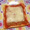 Hrnzm's cooksnap of when they made 朝食♡ごまとオリーブオイルのピザトースト.