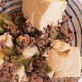 yuuu♥'s cooksnap of when they made ☆お豆腐と豚挽き肉☆簡単煮！.
