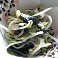 四葉のみつば's cooksnap of when they made もやしとワカメのピリっとナムル.