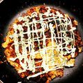 ののっく's cooksnap of when they made パン粉でさっくり・ネギの洋風お好み焼き？.