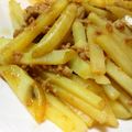 月見なっとう's cooksnap of when they made ジャガイモきんぴら＊お弁当に＊.