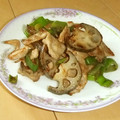 きらり流れ星's cooksnap of when they made とっても簡単☆れんこんと豚肉の塩炒め♪.