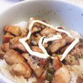 てれてれーる's cooksnap of when they made 簡単♪チキン南蛮風☆どんぶり.