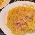 ジョングレ's cooksnap of when they made 簡単ランチ☆オイマヨでカルボナーラ風★.
