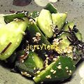 jerrytomo's cooksnap of when they made ピリ辛(゜∀゜)キュウリの塩昆布和え❤.