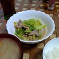 あじょら's cooksnap of when they made 梅豚とキャベツのやみつき煮☆.