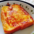 Weda's cooksnap of when they made ♡家にあるもので簡単フレンチトースト♡.